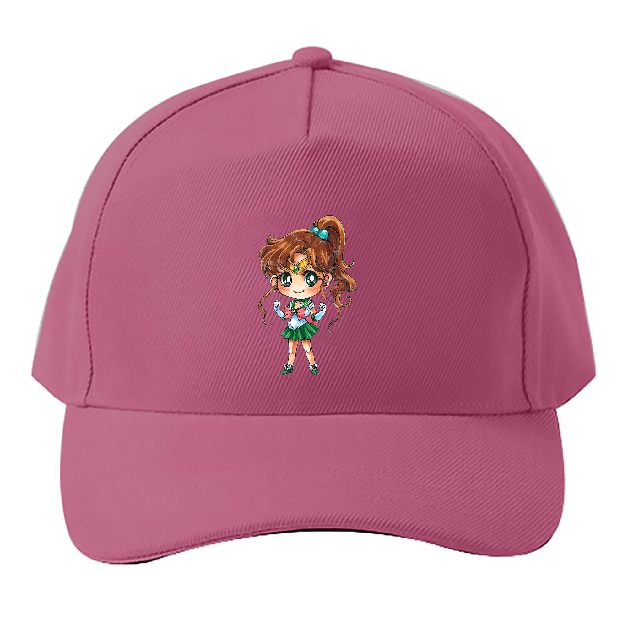 （画像用） 美少女戦士セーラームーン 木野 まこと きの まこと Sailor Moon Kino Makoto （セーラージュピター；Sailor Jupiter） ベースボールキャップ 綿100％ 男女兼用 帽子 スポーツ